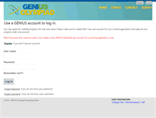 Tablet Screenshot of geniusolympiadapplication.org
